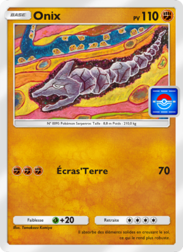 Onix 021 — Promo-A (French Pokémon TCG card)