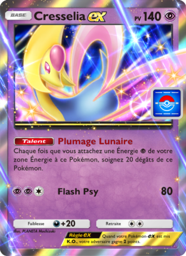 Cresselia-ex 037 — Promo-A (French Pokémon TCG card)