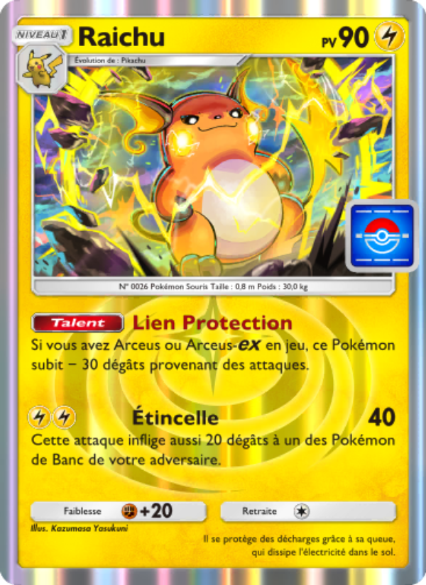 Raichu 044 — Promo-A (French Pokémon TCG card)