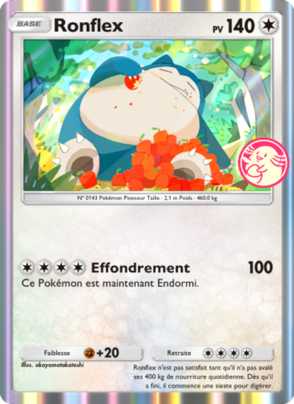 Ronflex 049 — Promo-A (French Pokémon TCG card)