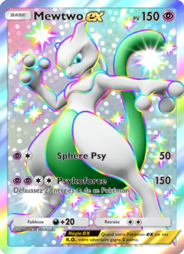 Mewtwo-ex 050 — Promo-A (French Pokémon TCG card)