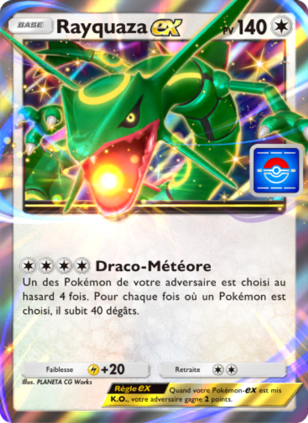 Rayquaza-ex 064 — Promo-A (French Pokémon TCG card)