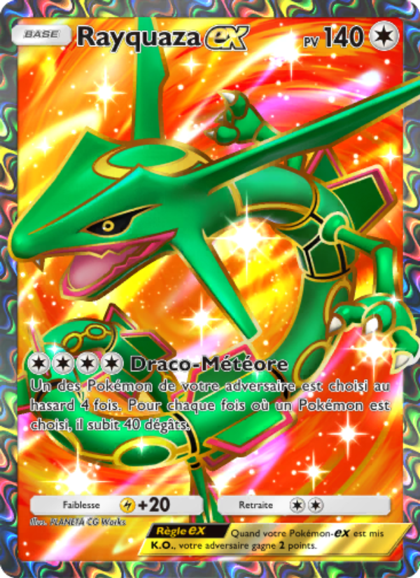 Rayquaza-ex 065 — Promo-A (French Pokémon TCG card)