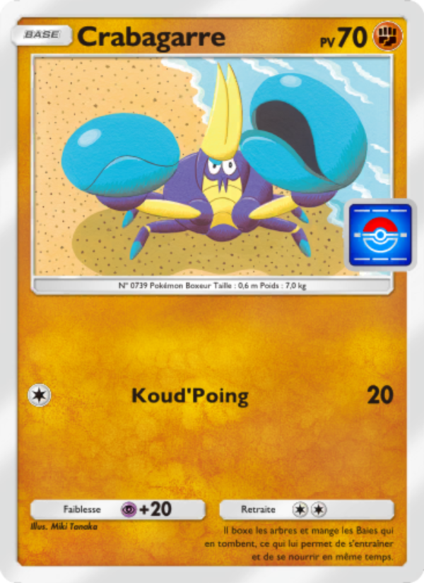 Crabagarre 071 — Promo-A (French Pokémon TCG card)