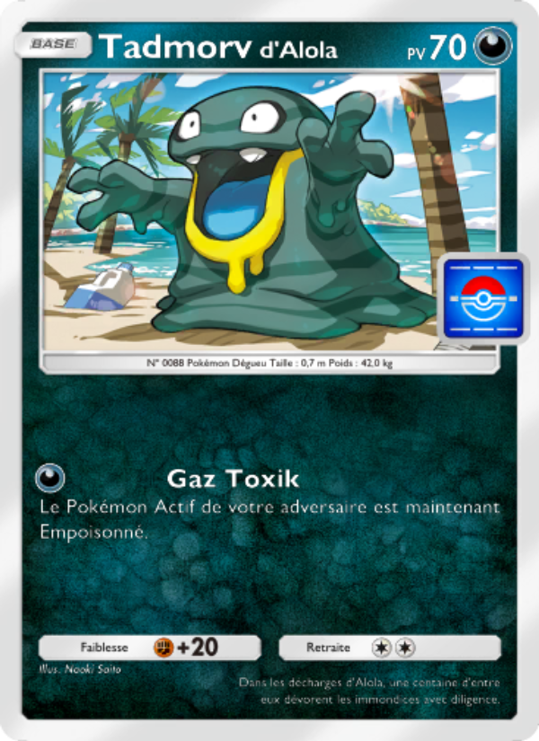Tadmorvd'Alola 072 — Promo-A (French Pokémon TCG card)