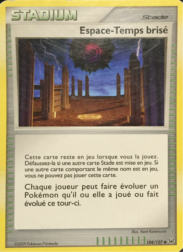 Espace-Temps brisé 104 — Platine (French Pokémon TCG card)