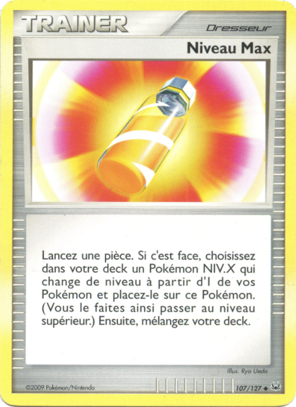 Niveau Max 107 — Platine (French Pokémon TCG card)