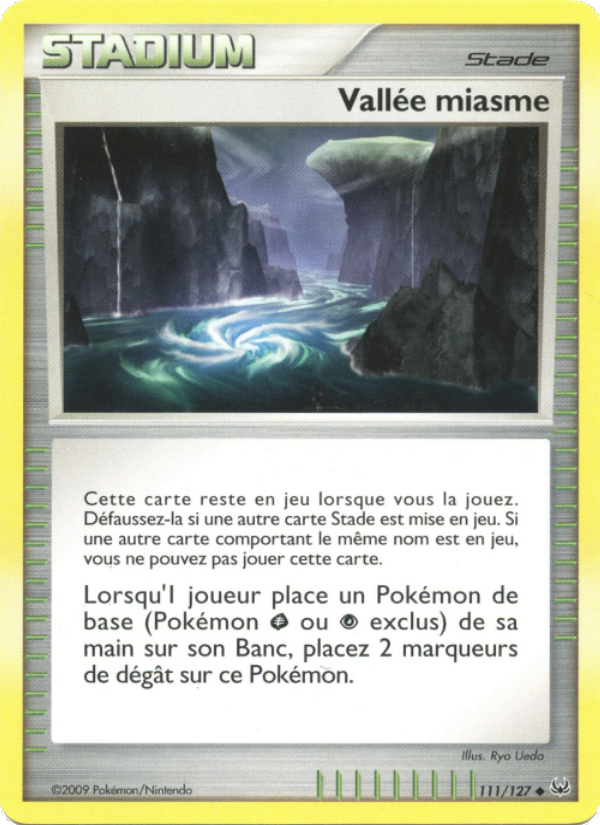 Vallée miasme 111 — Platine (French Pokémon TCG card)