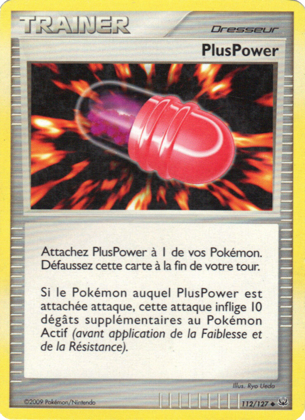 PlusPower 112 — Platine (French Pokémon TCG card)