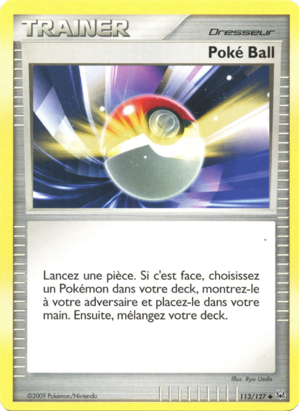 Poké Ball 113 — Platine (French Pokémon TCG card)