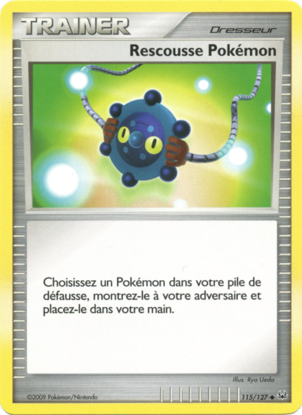 Rescousse Pokémon 115 — Platine (French Pokémon TCG card)
