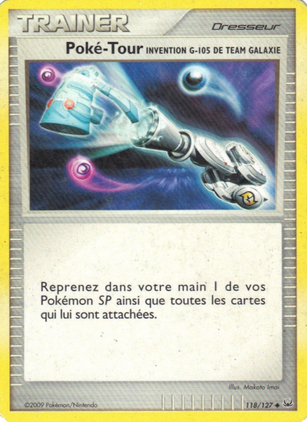 Poké-Tour Invention G-105 de Team Galaxie 118 — Platine (French Pokémon TCG card)