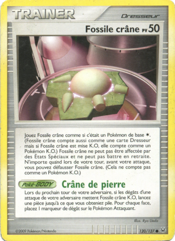 Fossile crâne 120 — Platine (French Pokémon TCG card)