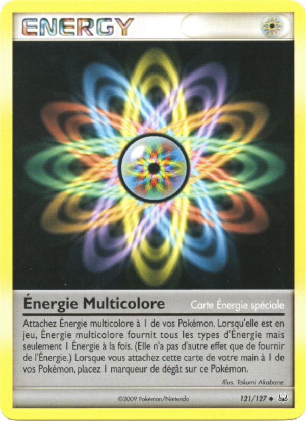 Énergie Multicolore 121 — Platine (French Pokémon TCG card)