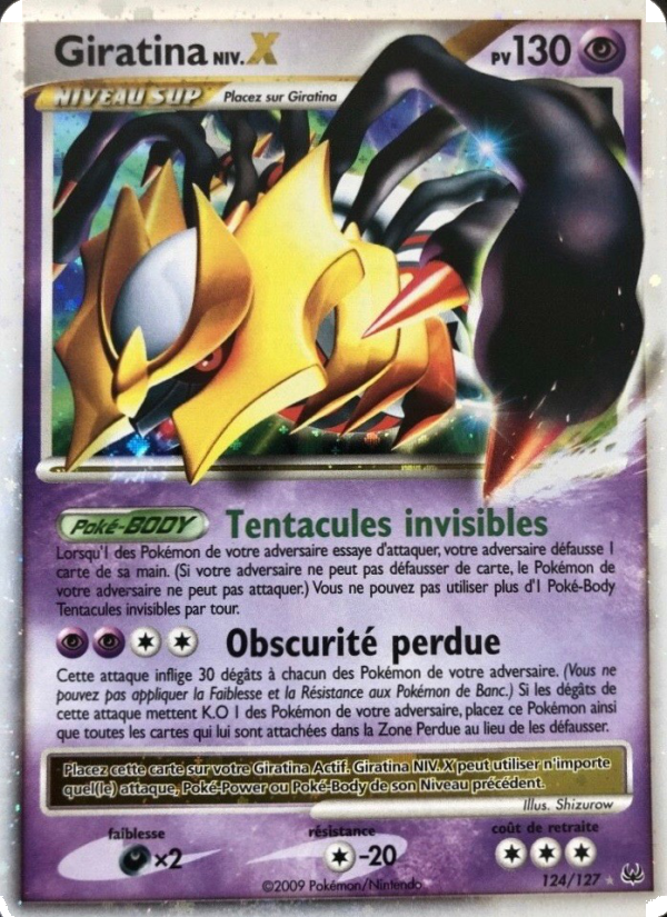 Giratina 124 — Platine (French Pokémon TCG card)