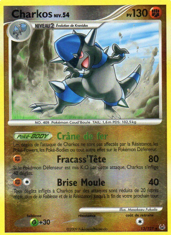 Charkos 13 — Platine (French Pokémon TCG card)