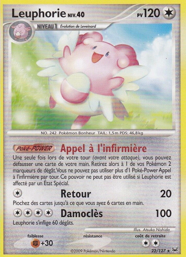 Leuphorie 22 — Platine (French Pokémon TCG card)