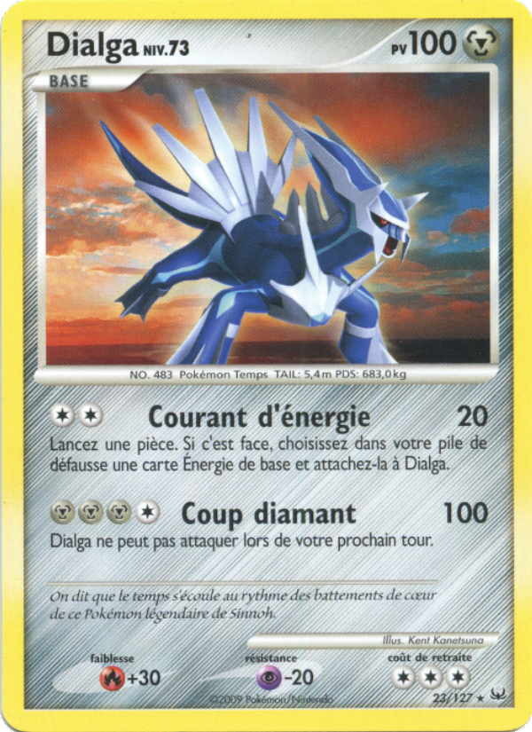 Dialga 23 — Platine (French Pokémon TCG card)