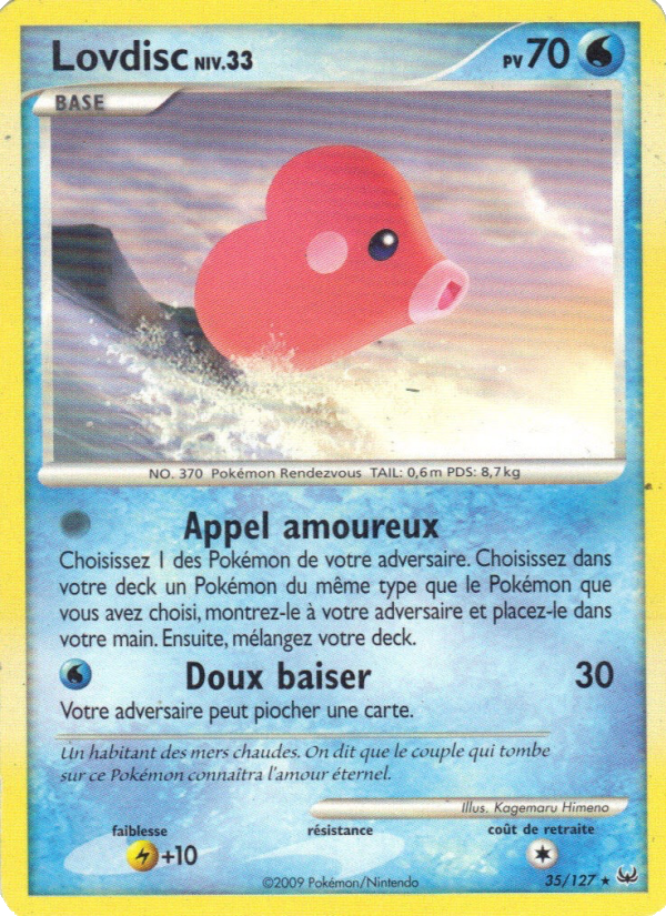 Lovdisc 35 — Platine (French Pokémon TCG card)