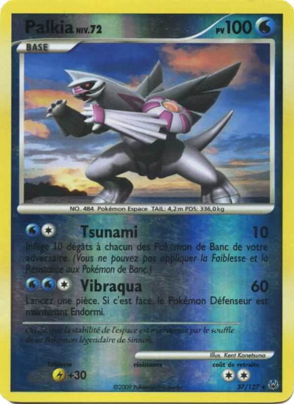 Palkia 37 — Platine (French Pokémon TCG card)