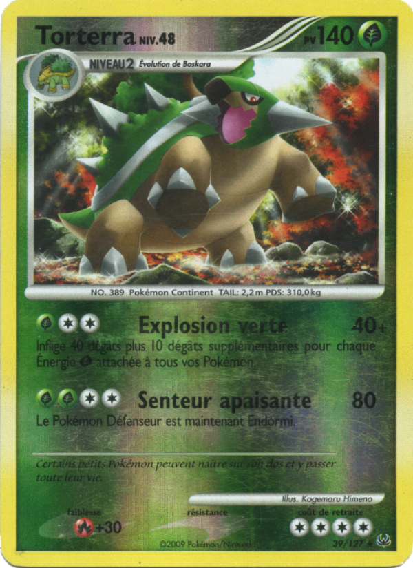 Torterra 39 — Platine (French Pokémon TCG card)