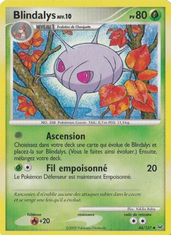 Blindalys 44 — Platine (French Pokémon TCG card)