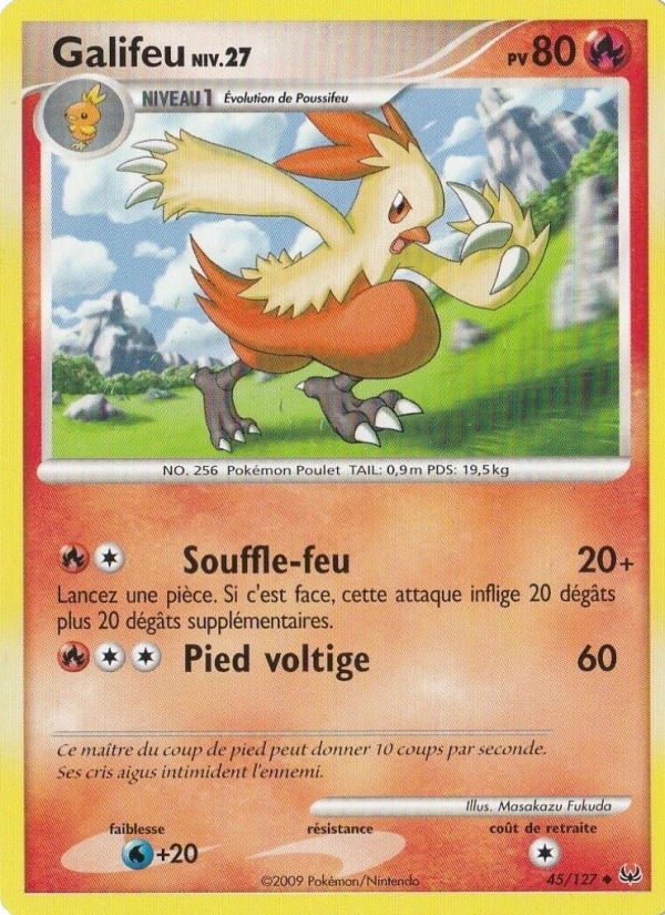 Galifeu 45 — Platine (French Pokémon TCG card)