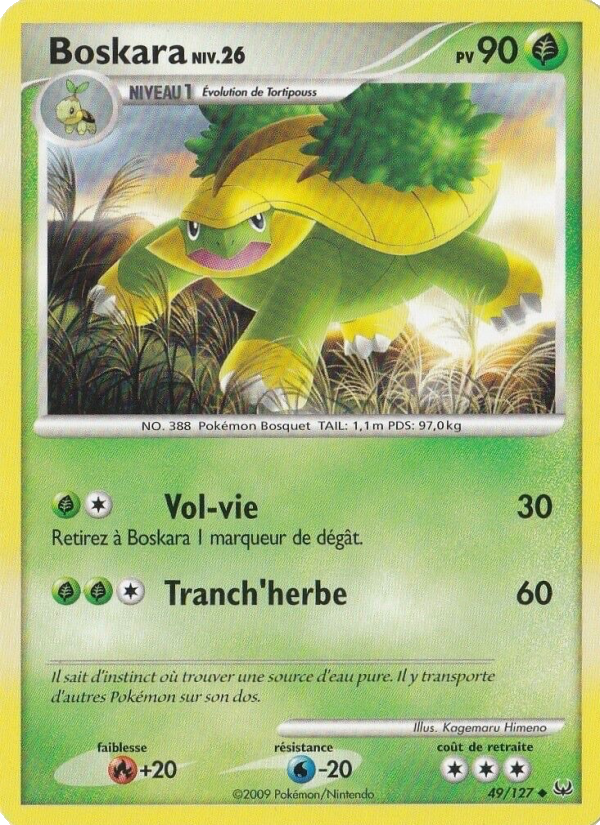 Boskara 49 — Platine (French Pokémon TCG card)