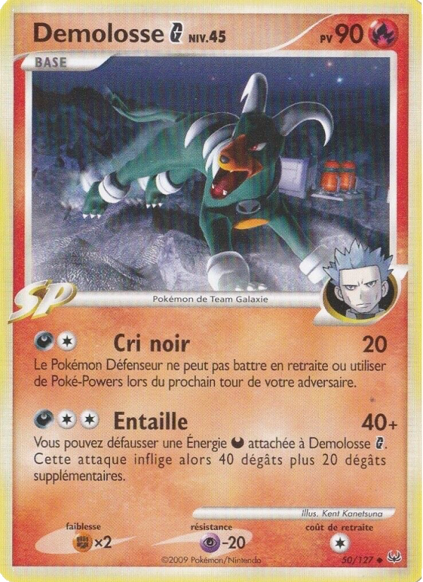 Demolosse  50 — Platine (French Pokémon TCG card)