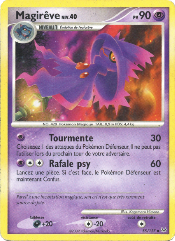 Magirêve 55 — Platine (French Pokémon TCG card)