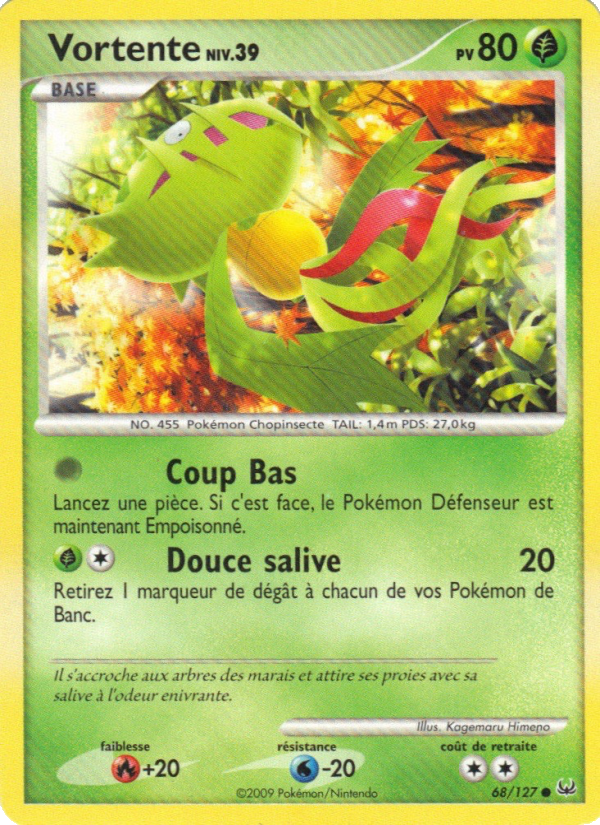 Vortente 68 — Platine (French Pokémon TCG card)