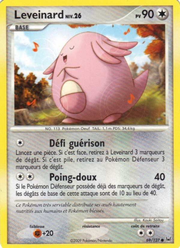 Leveinard 69 — Platine (French Pokémon TCG card)