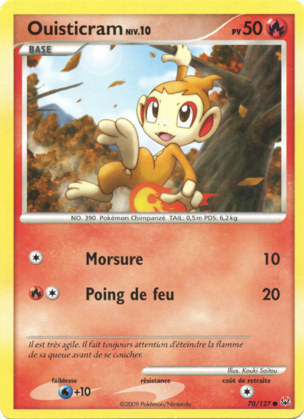 Ouisticram 70 — Platine (French Pokémon TCG card)