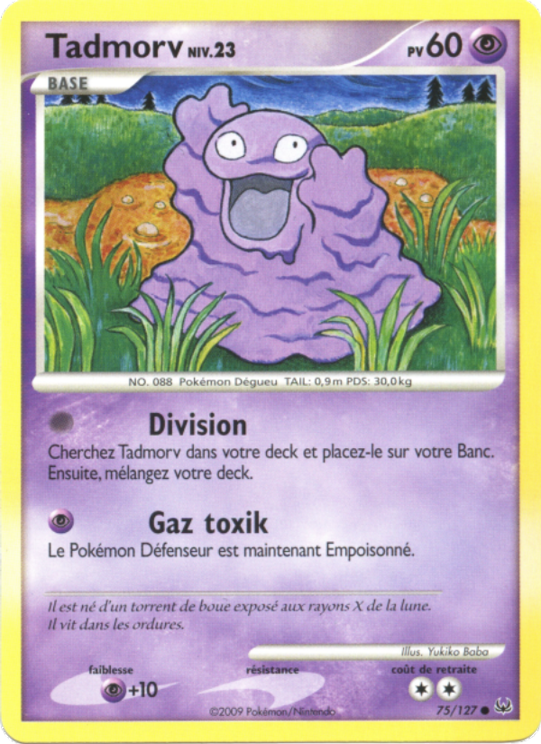 Tadmorv 75 — Platine (French Pokémon TCG card)