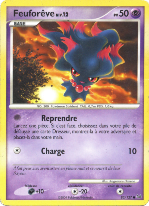 Feuforêve 83 — Platine (French Pokémon TCG card)