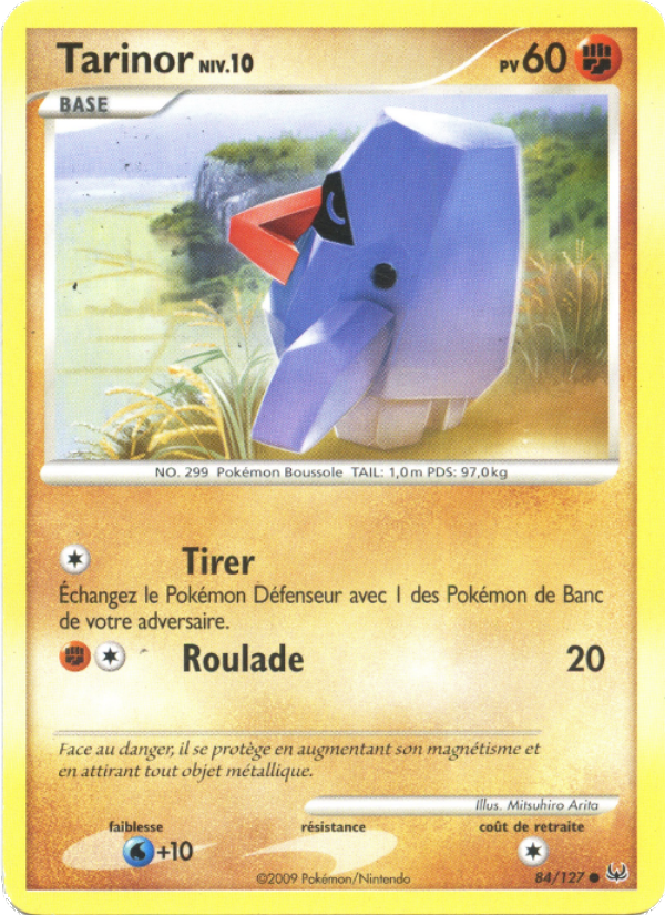 Tarinor 84 — Platine (French Pokémon TCG card)