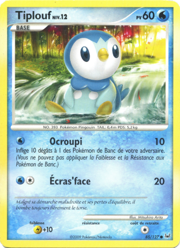 Tiplouf 85 — Platine (French Pokémon TCG card)