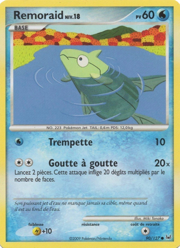Remoraid 90 — Platine (French Pokémon TCG card)