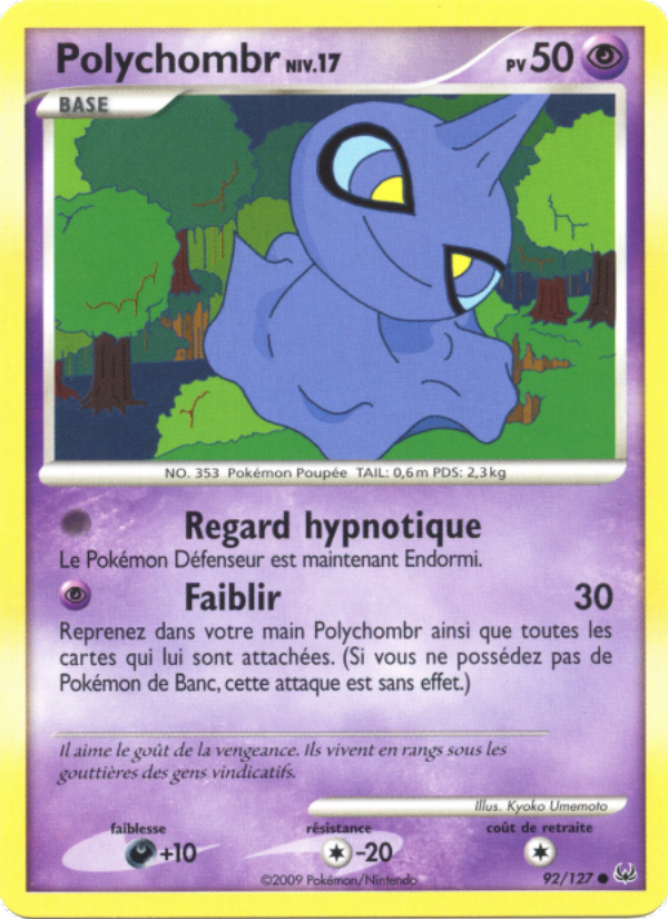 Polychombr 92 — Platine (French Pokémon TCG card)
