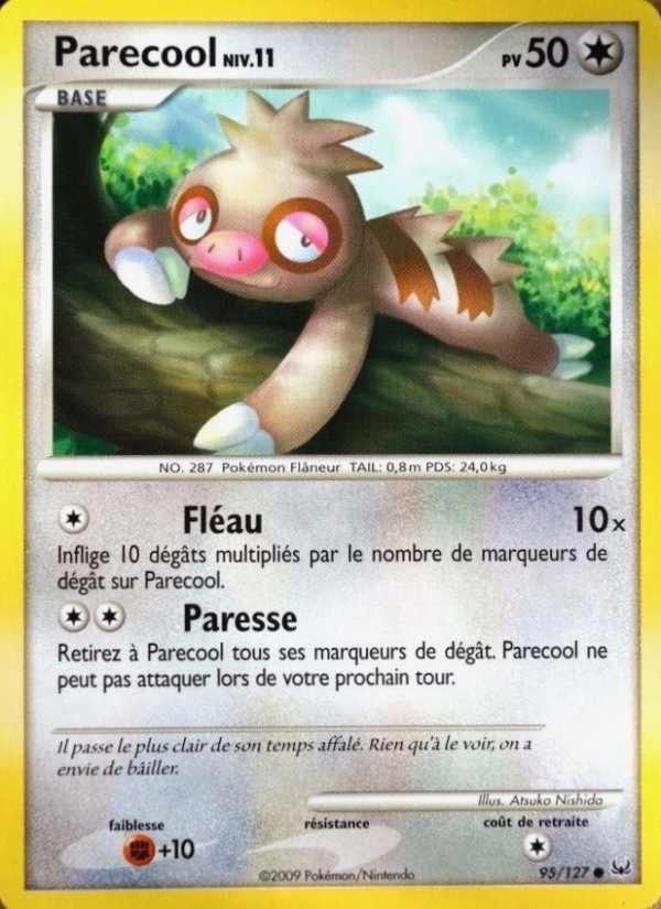 Parecool 95 — Platine (French Pokémon TCG card)