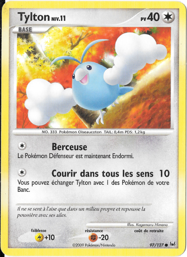 Tylton 97 — Platine (French Pokémon TCG card)