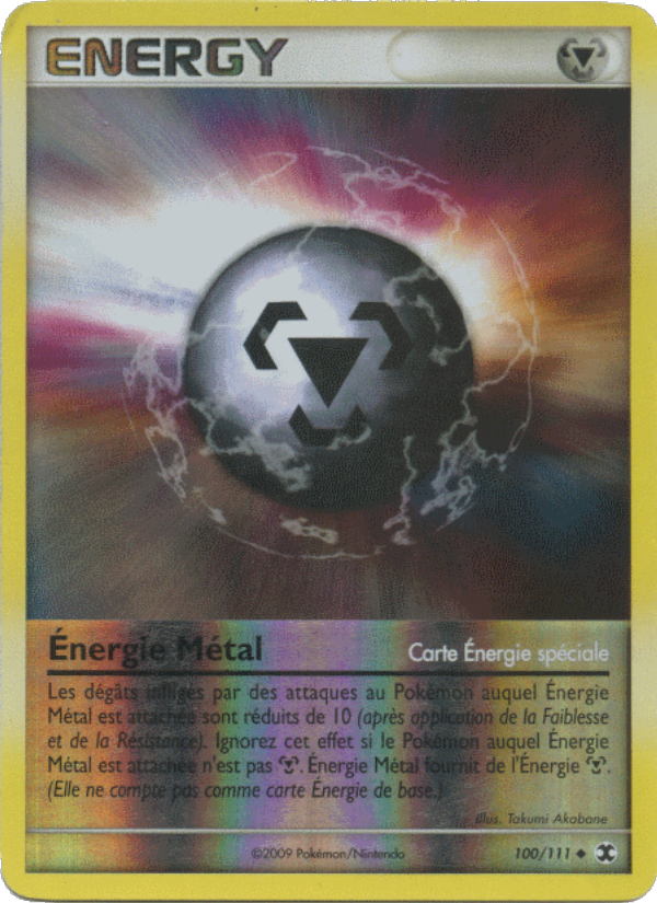 Énergie Métal 100 — Rivaux Émergeants (French Pokémon TCG card)