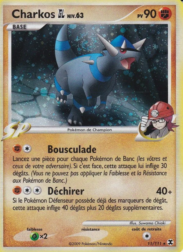 Charkos  Niv. 63 11 — Rivaux Émergeants (French Pokémon TCG card)