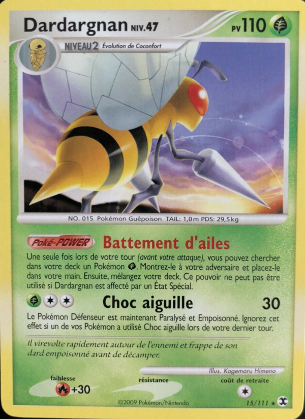 Dardargnan Niv. 47 15 — Rivaux Émergeants (French Pokémon TCG card)