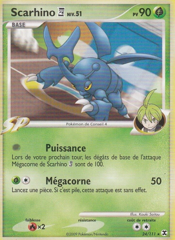 Scarhino  Niv. 51 24 — Rivaux Émergeants (French Pokémon TCG card)