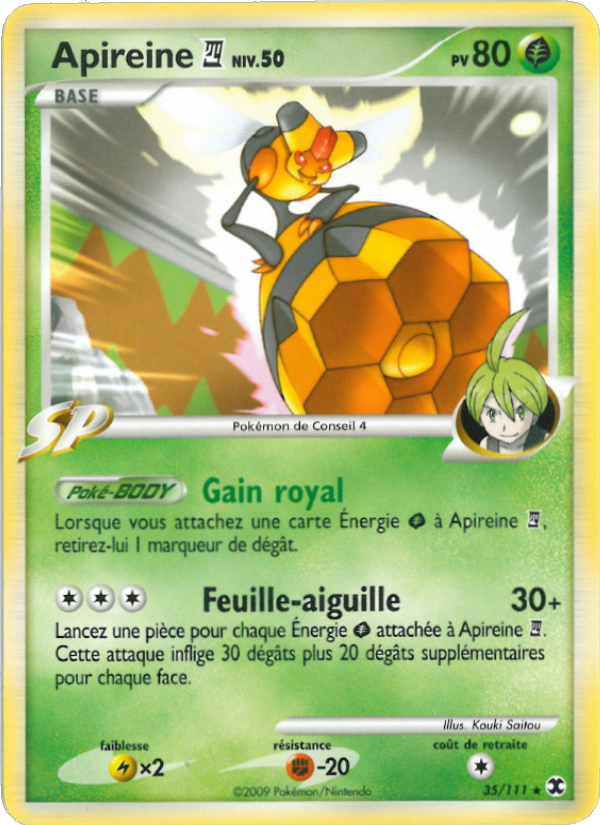 Apireine  Niv. 50 35 — Rivaux Émergeants (French Pokémon TCG card)