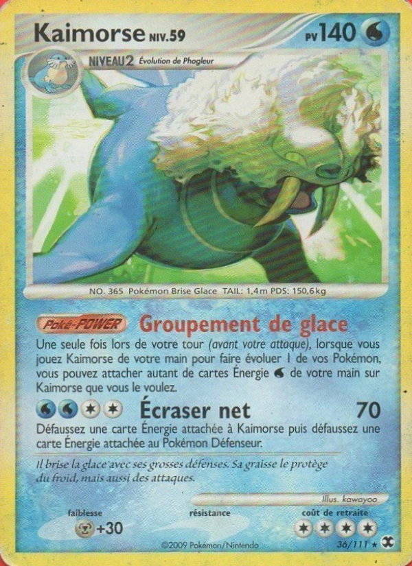 Kaimorse Niv. 59 36 — Rivaux Émergeants (French Pokémon TCG card)