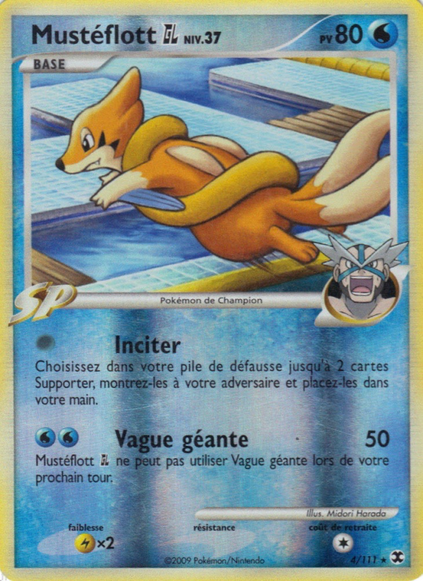 Mustéflott  Niv. 37 4 — Rivaux Émergeants (French Pokémon TCG card)