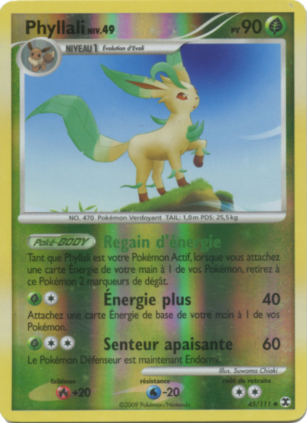Phyllali Niv. 49 45 — Rivaux Émergeants (French Pokémon TCG card)