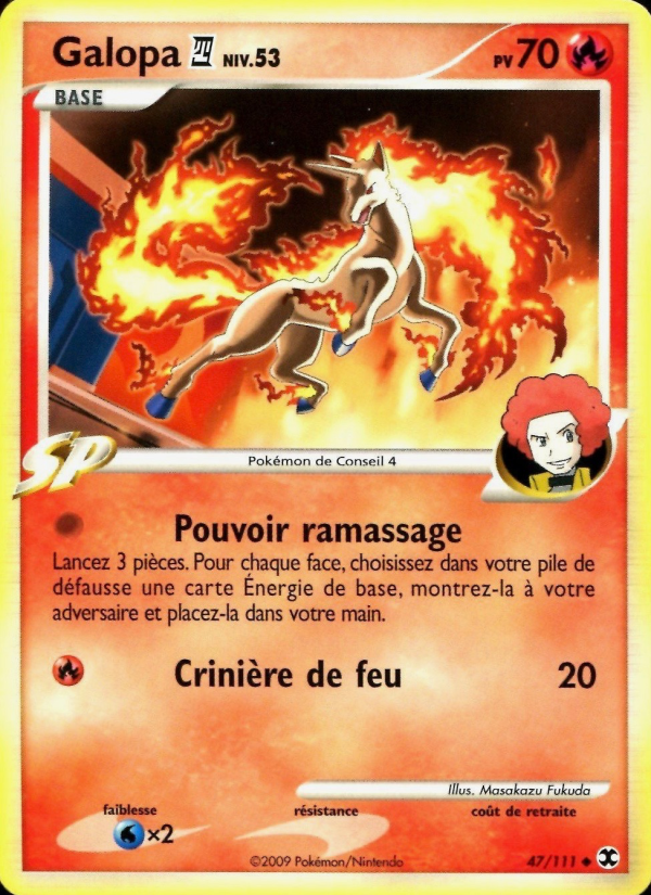 Galopa  Niv. 53 47 — Rivaux Émergeants (French Pokémon TCG card)